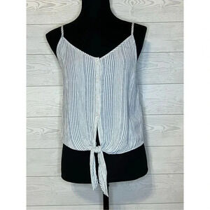H&M striped cropped cami tank top Size 6
